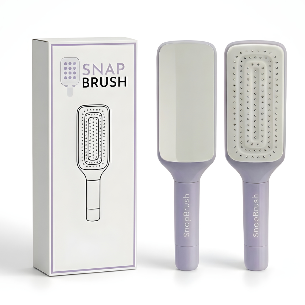 SnapBrush Clean — Samooczyszczająca Szczotka do Włosów
