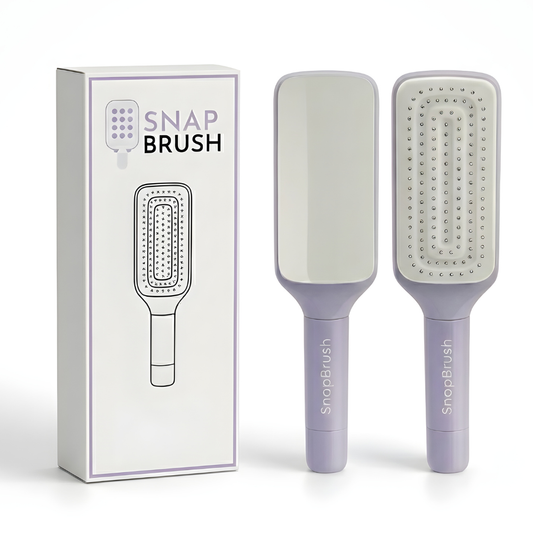 SnapBrush Clean — Samooczyszczająca Szczotka do Włosów