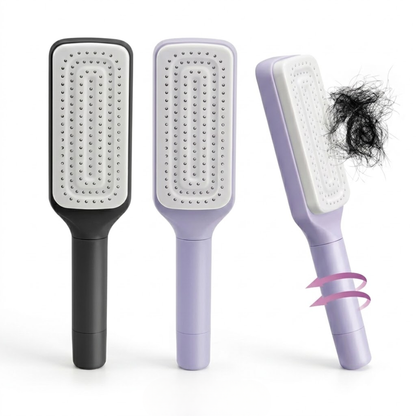 SnapBrush Clean — Samooczyszczająca Szczotka do Włosów